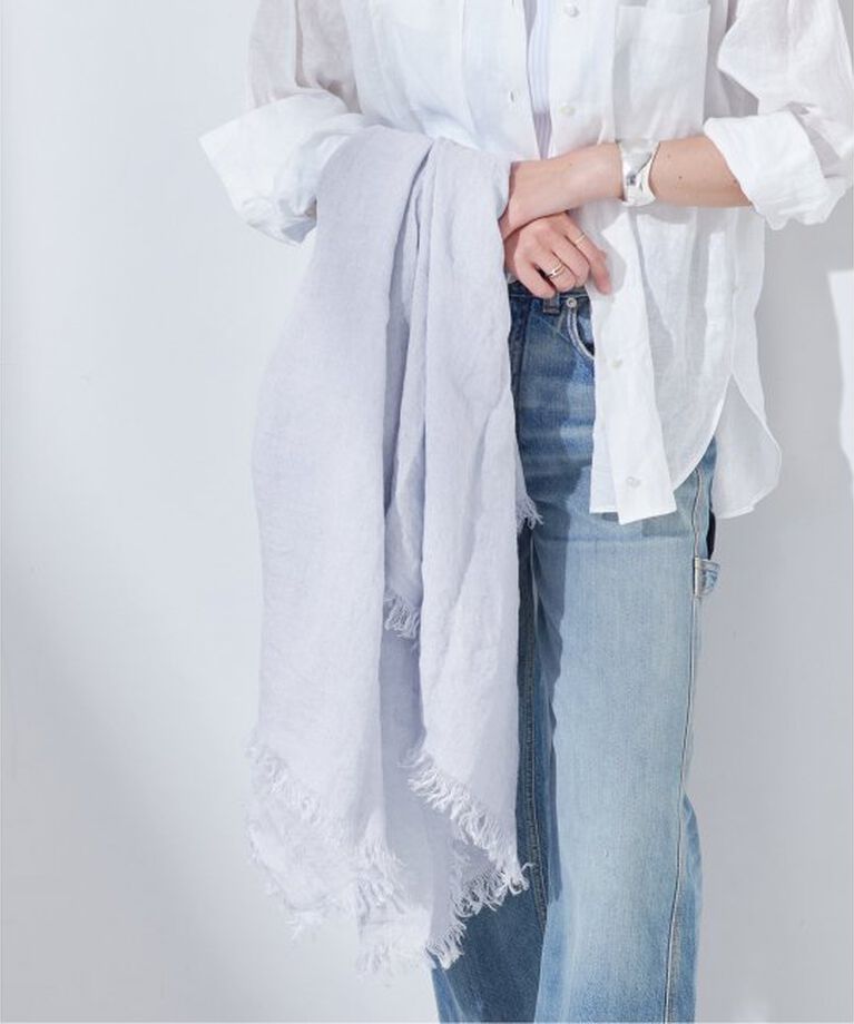 journal standard L'essage「【ASAUCE MELER】フランダースサンリネンガーゼST：ストール」|ストール|