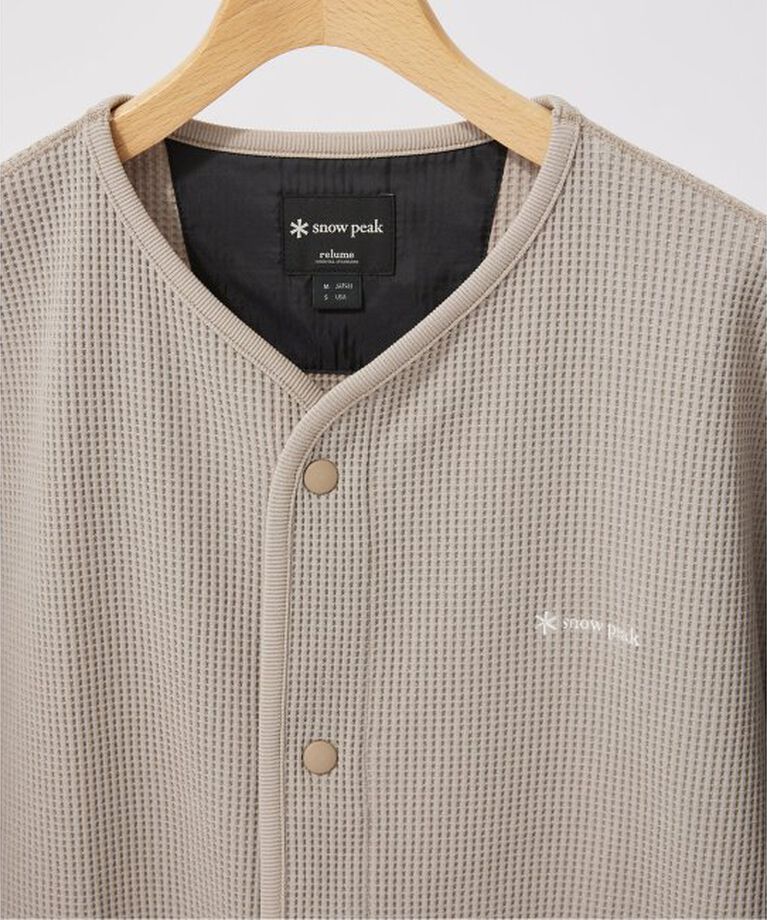 JOURNAL STANDARD relume「SNOWPEAK / スノーピーク 別注 ドライ ワッフル カーディガン」|カーディガン|