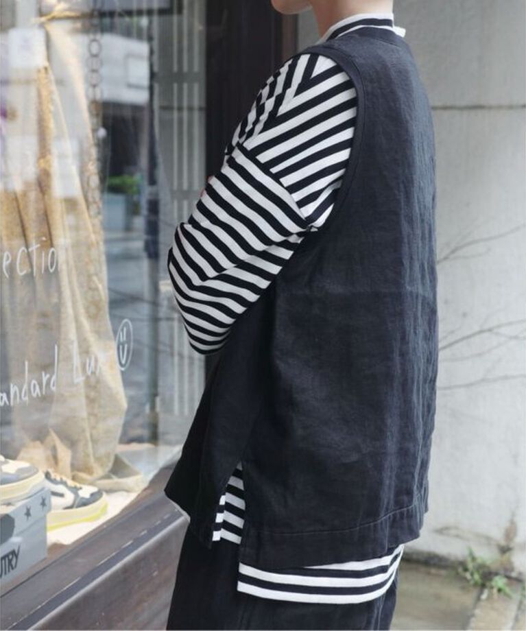 journal standard luxe「フレンチリネンツイル ノースリーブブラウス」|シャツ・ブラウス|