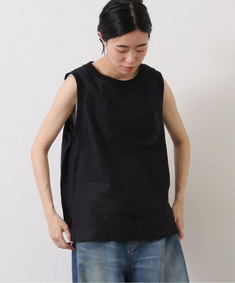 journal standard luxe「フレンチリネンツイル ノースリーブブラウス」|シャツ・ブラウス|