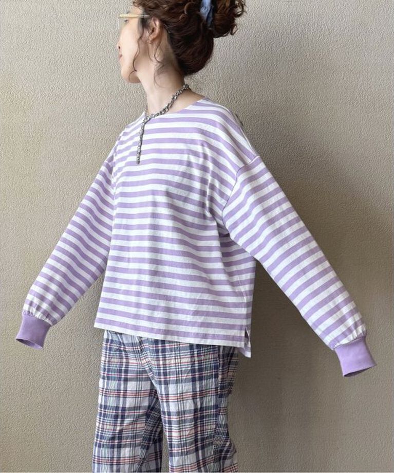journal standard luxe「【Beau's CLOSET】ロングスリーブT」|Tシャツ・カットソー|パープル B