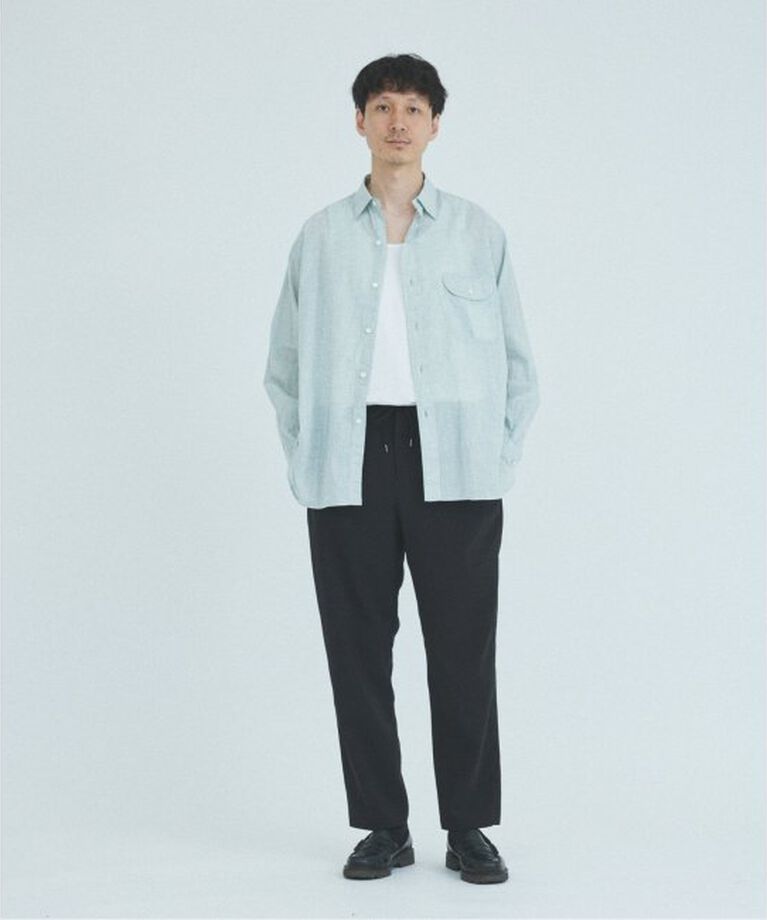 JOURNAL STANDARD「”吸水速乾 / 接触冷感” EVALET LIGHT ブッチャー1プリーツスラックス」|スラックス|