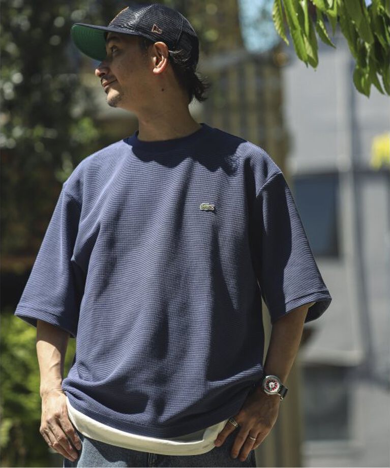JOURNAL STANDARD relume「LACOSTE / ラコステ 別注 ワッフルTシャツ」|Tシャツ・カットソー|
