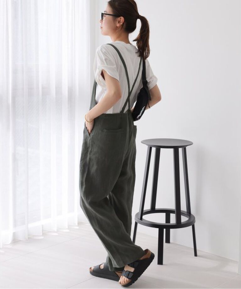 JOURNAL STANDARD relume「《追加》手洗い可 / No.14フレンチリネンサロペット」|オールインワン|