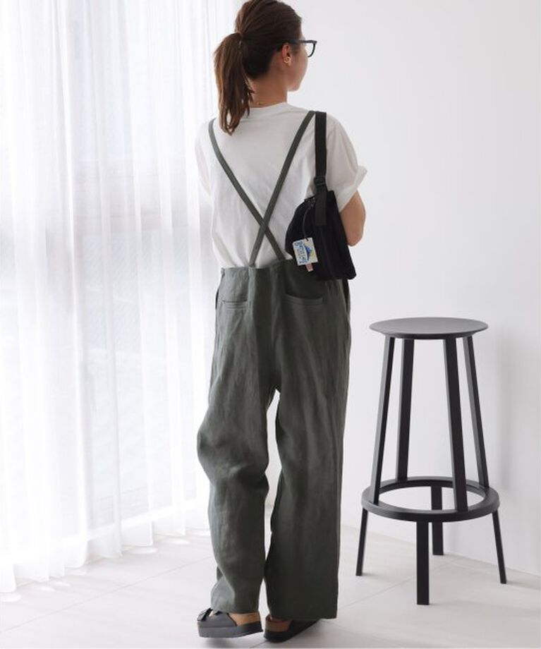 JOURNAL STANDARD relume「《追加》手洗い可 / No.14フレンチリネンサロペット」|オールインワン|