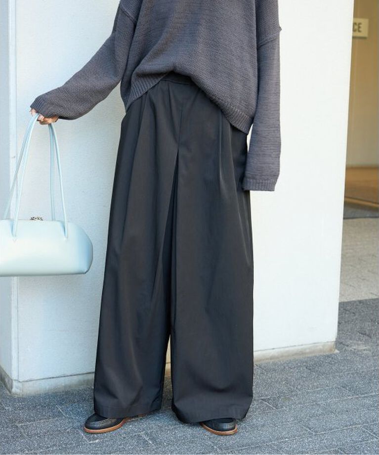 JOURNAL STANDARD「《追加2》イージータックワイドパンツ」|その他|ブラック