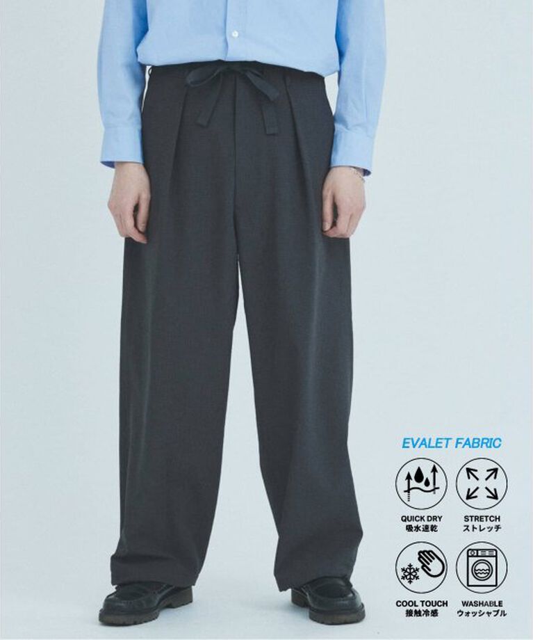 JOURNAL STANDARD「EVALET ギンガム オーバーパンツ / セットアップ対応」|その他|グレーB