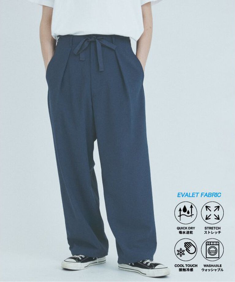 JOURNAL STANDARD「EVALET ギンガム オーバーパンツ / セットアップ対応」|その他|ネイビー
