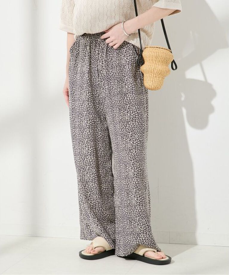 journal standard L'essage「《別注》【LUSANA / ルサーナ】CICI PANTS：パンツ」|その他|ブラック A