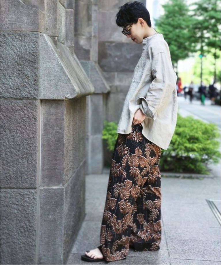 journal standard luxe「レーヨンローンプリントパンツ」|その他|