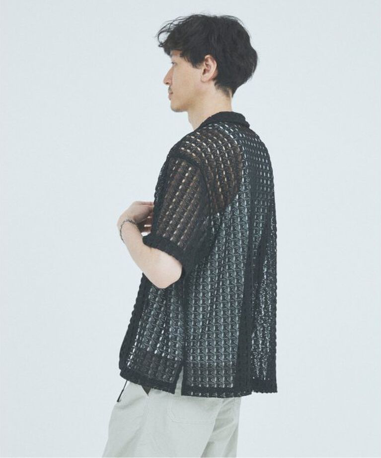 JOURNAL STANDARD「アブストラクト レース 半袖 シャツ」|シャツ・ブラウス|