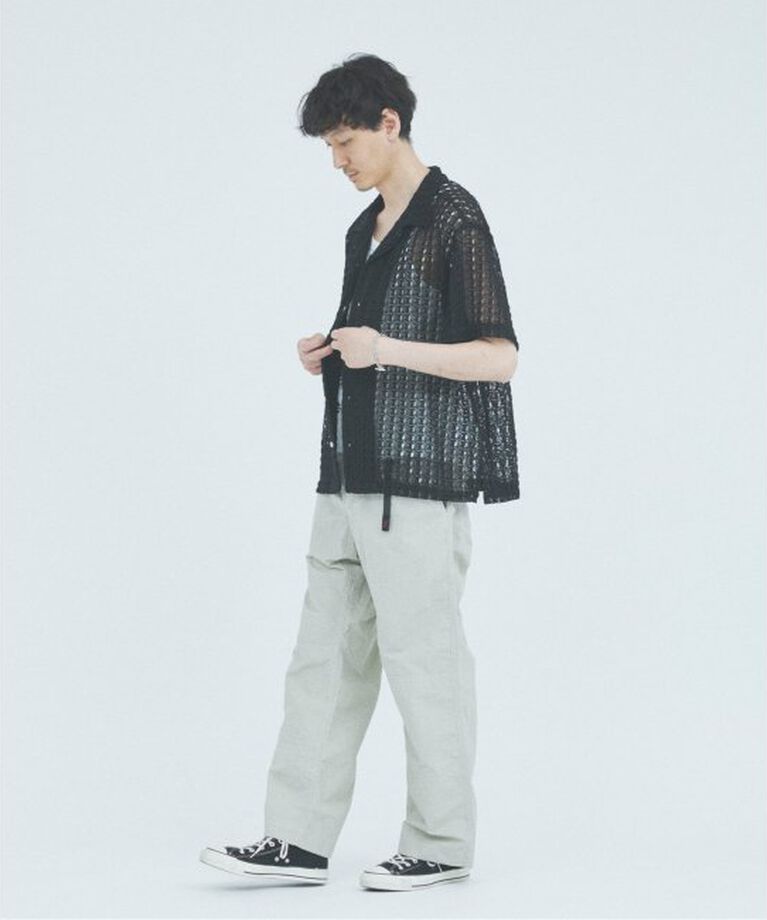 JOURNAL STANDARD「アブストラクト レース 半袖 シャツ」|シャツ・ブラウス|