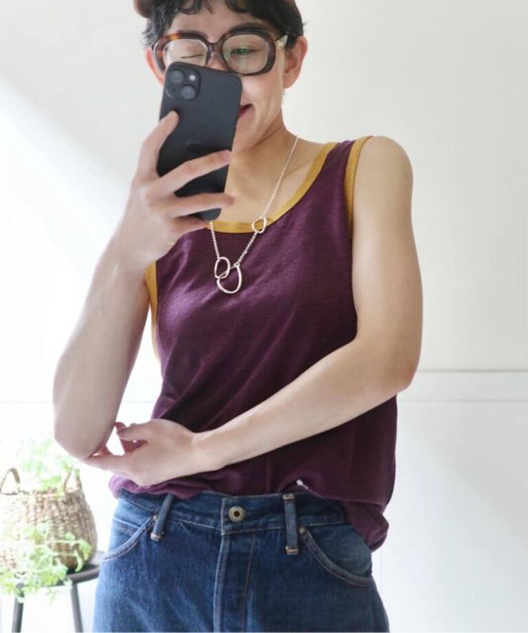 journal standard luxe「【Conny’s CLOSET】TANK TOP」|タンクトップ|パープル