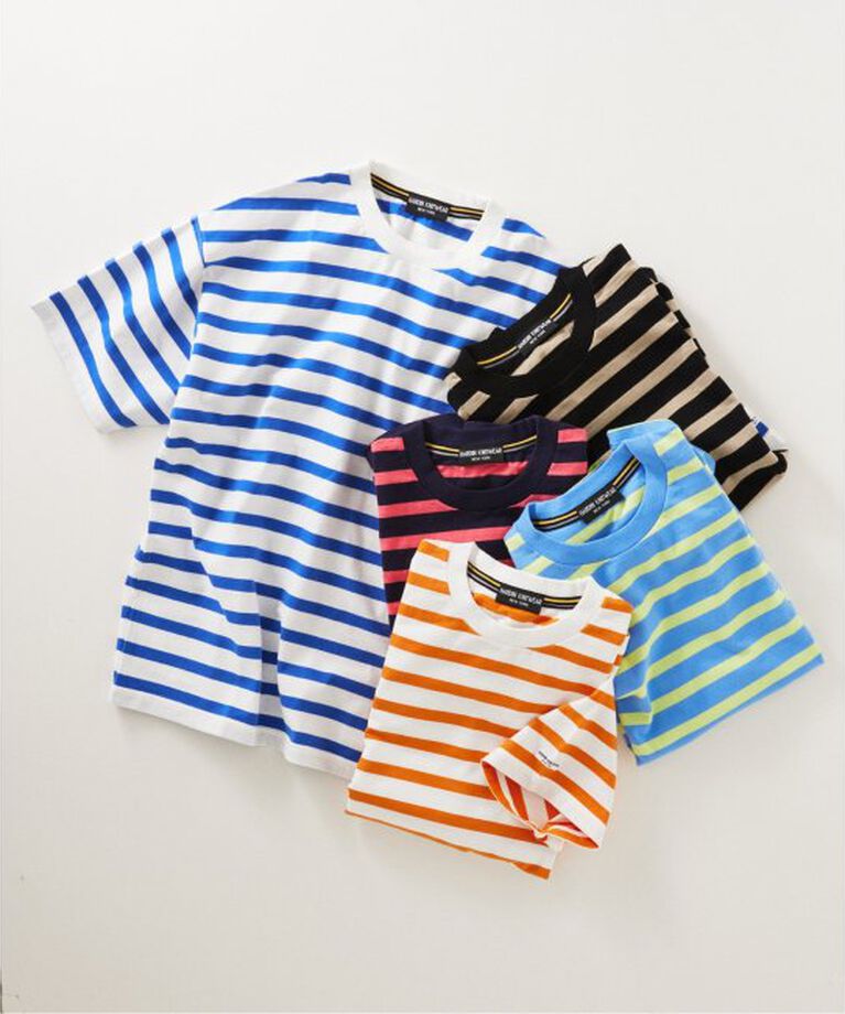 JOURNAL STANDARD relume「HARDIN KNITWEAR 別注 天竺 ボーダー Tシャツ」|Tシャツ・カットソー|