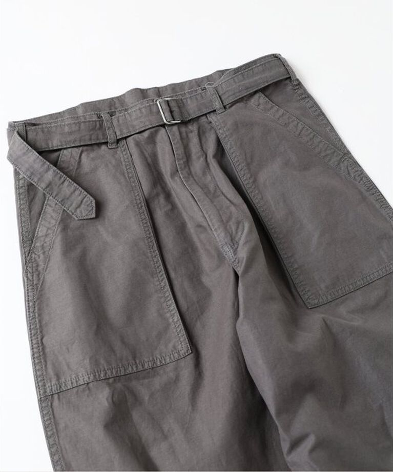 JOURNAL STANDARD「《予約》コットン リネン ベルテッド ワイド カット ベイカー パンツ」|カーゴ|