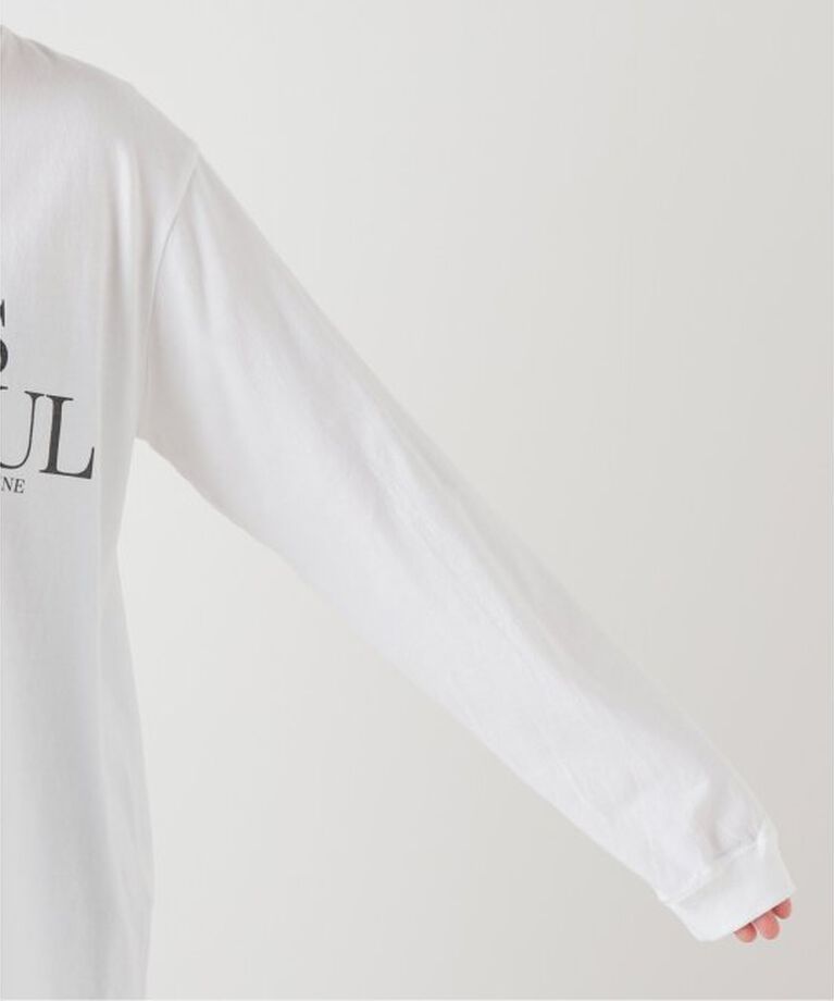 Spick and Span「モノトーンプリントロゴロンT」|Tシャツ・カットソー|