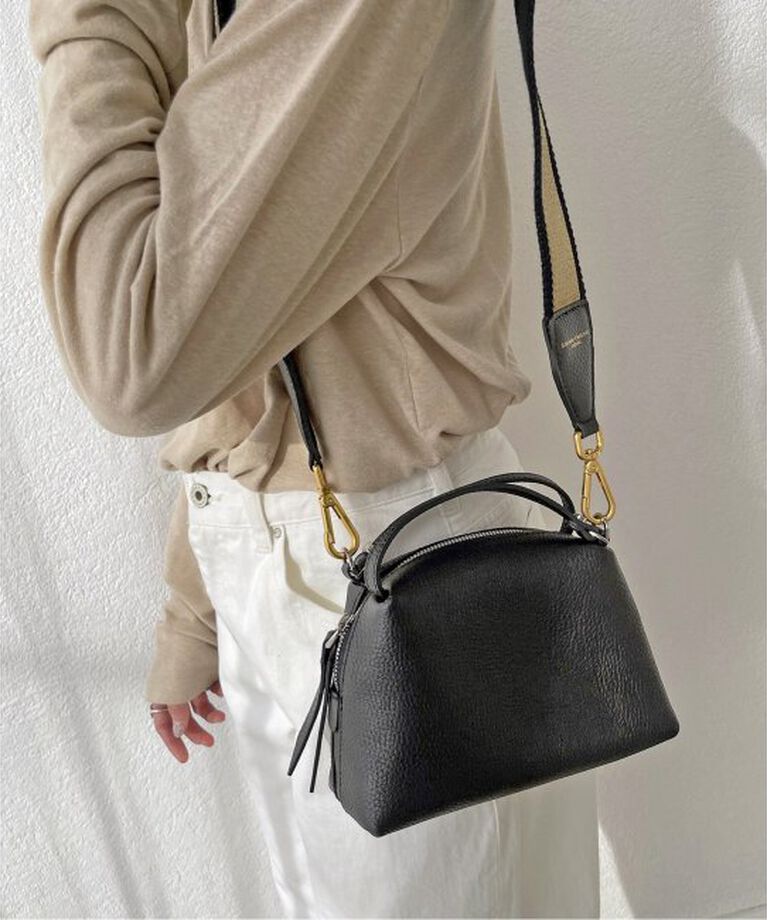 Spick and Span「【GIANNI CHIARINI / ジャン二キャリー二】ALIFA」|ショルダー・メッセンジャー|ブラック
