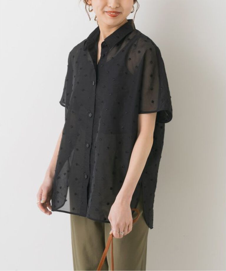 Spick and Span「シアードットサークルシャツ」|シャツ・ブラウス|