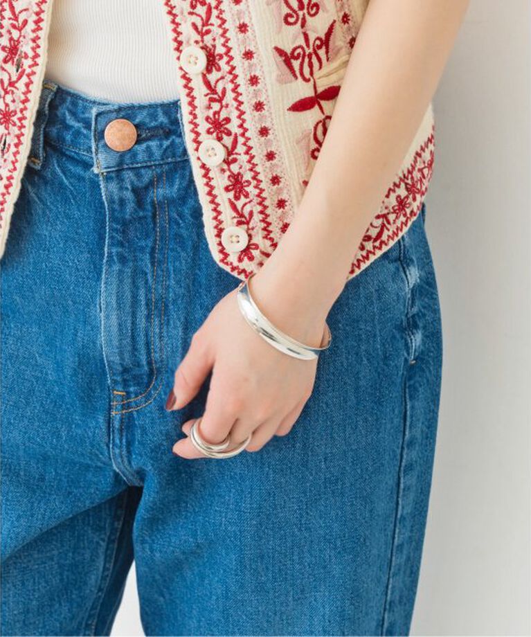 Spick and Span「BASENOTES / ベースノート dent curve bangle BN-H030」|ブレスレット・バングル|シルバー