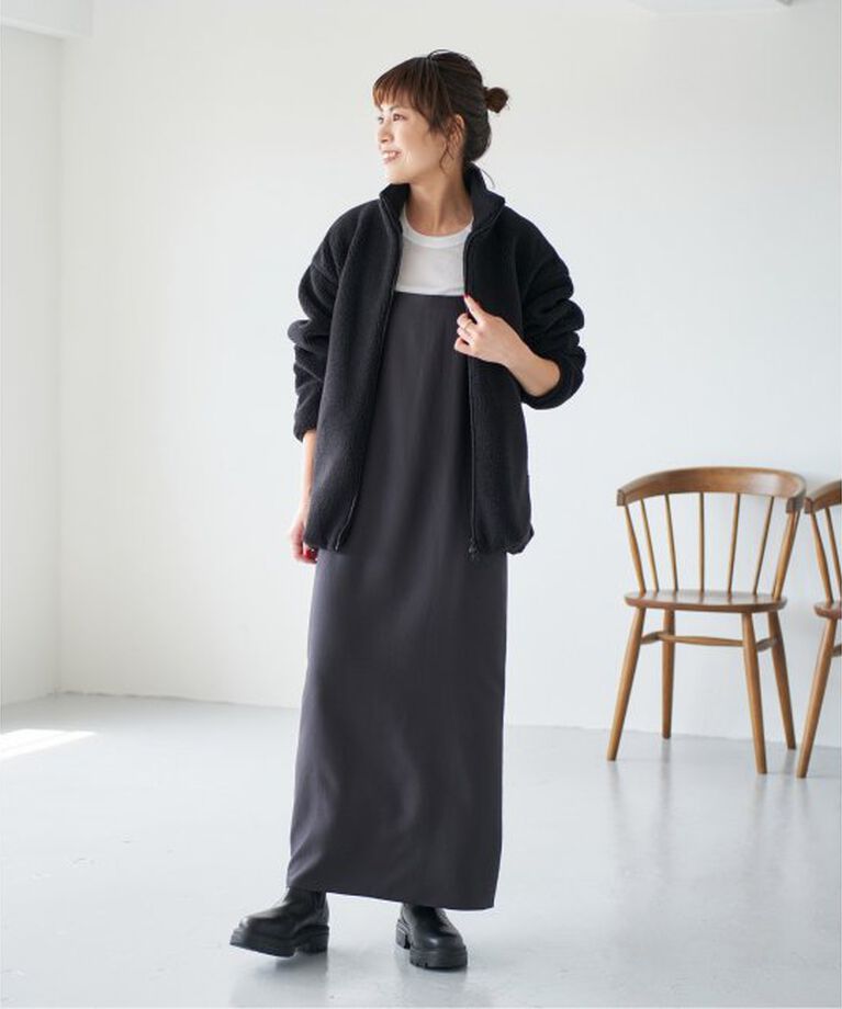 Spick and Span「《追加》バックロゴボアブルゾン」|その他|