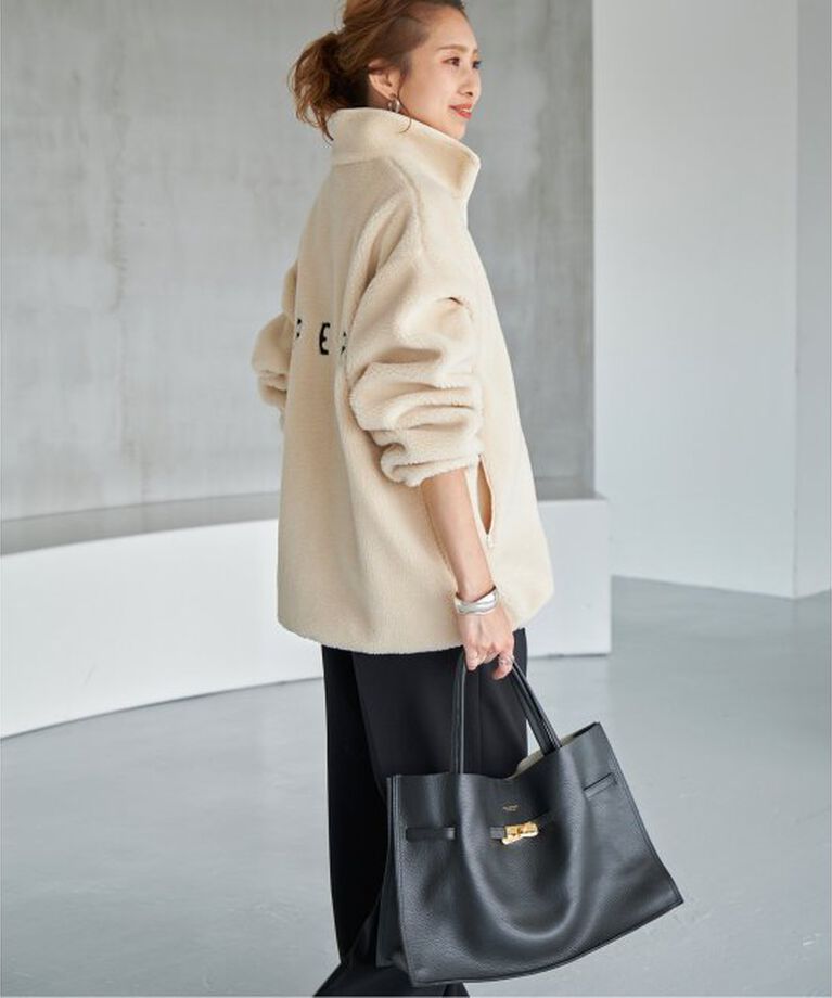 Spick and Span「《追加》バックロゴボアブルゾン」|その他|