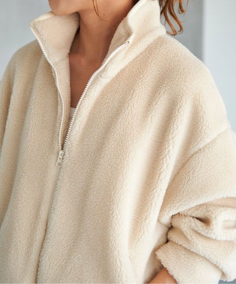 Spick and Span「《追加》バックロゴボアブルゾン」|その他|