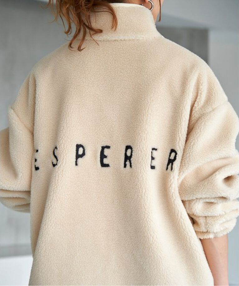 Spick and Span「《追加》バックロゴボアブルゾン」|その他|