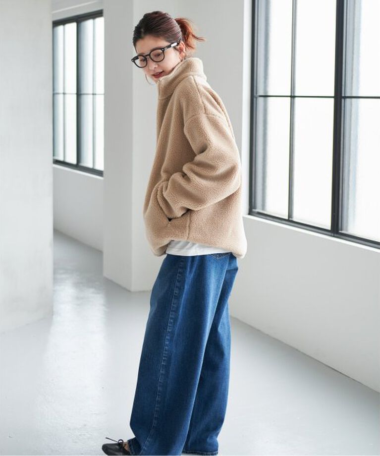 Spick and Span「《追加》バックロゴボアブルゾン」|その他|