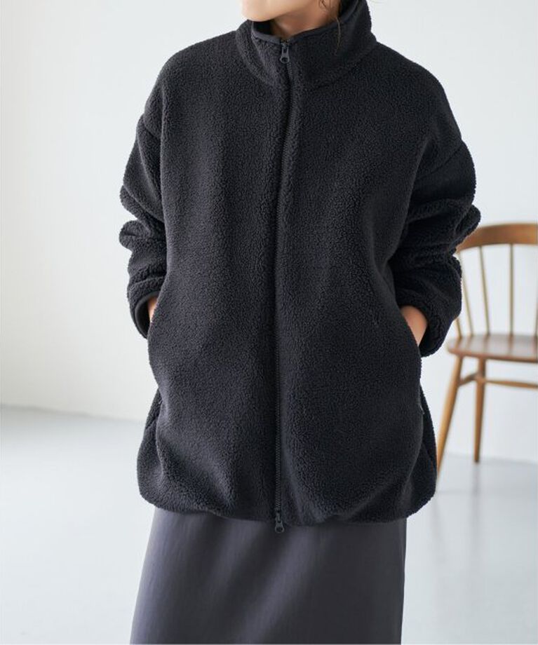 Spick and Span「《追加》バックロゴボアブルゾン」|その他|