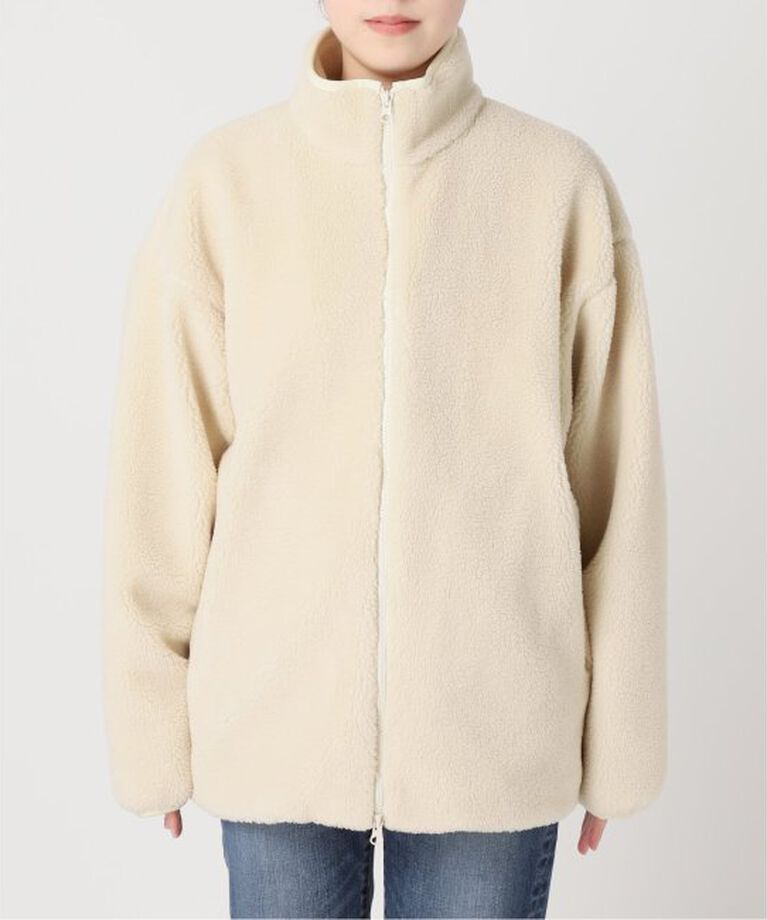 Spick and Span「《追加》バックロゴボアブルゾン」|その他|