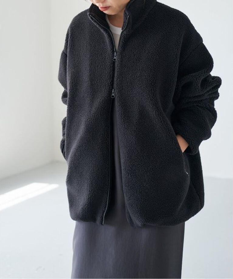 Spick and Span「《追加》バックロゴボアブルゾン」|その他|