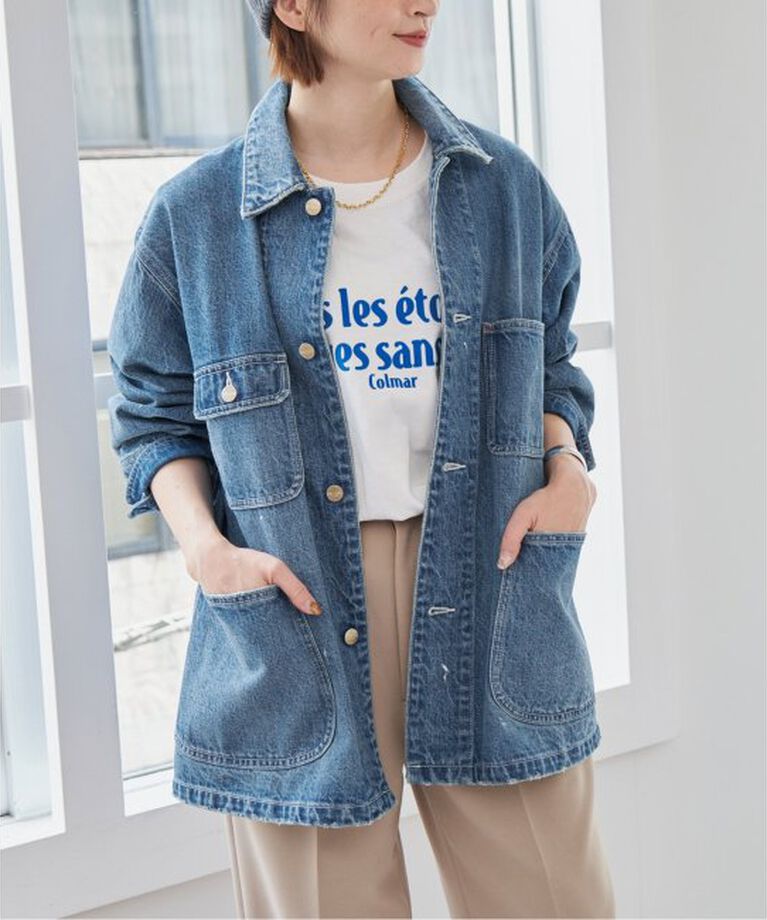 Spick and Span「《追加》RED CARD TOKYO / レッドカード トーキョー Chore Coat」|デニムジャケット|ブルー A