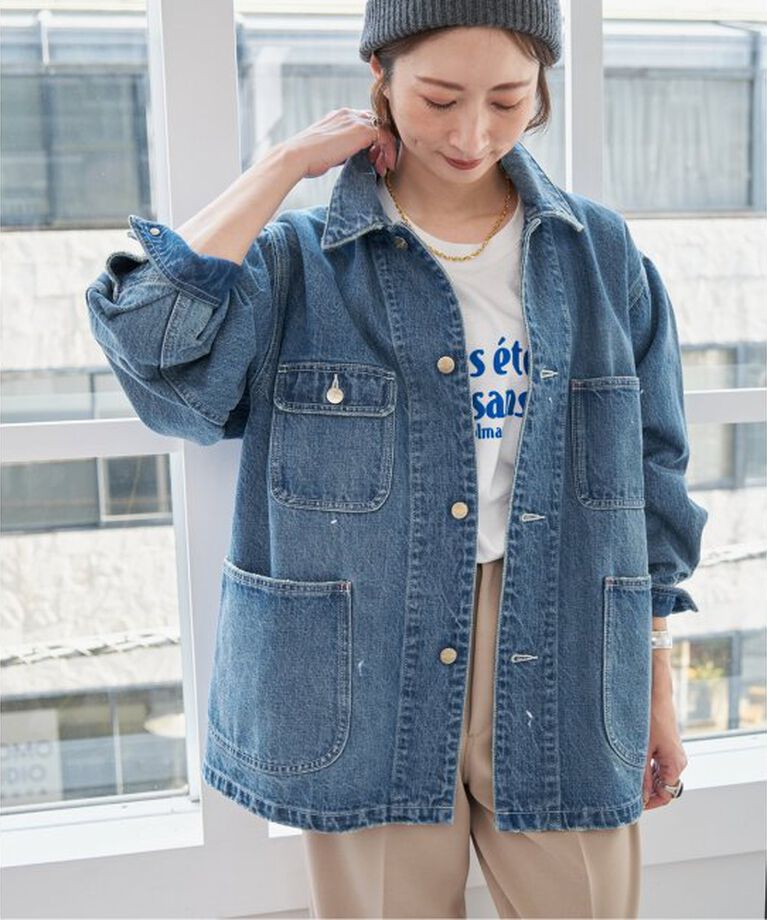 Spick and Span「《追加》RED CARD TOKYO / レッドカード トーキョー Chore Coat」|デニムジャケット|