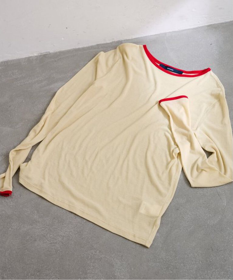 FRAMeWORK「シアーリンガーTee」|Tシャツ・カットソー|