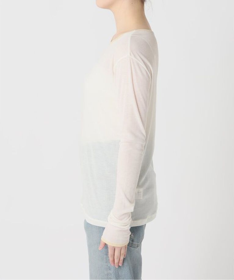 FRAMeWORK「シアーリンガーTee」|Tシャツ・カットソー|