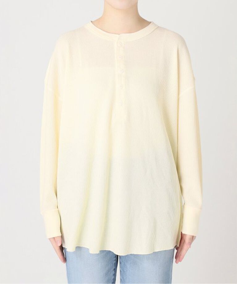 Spick and Span「別注 Hanes / ヘインズ Thermal Henly Neck」|Tシャツ・カットソー|