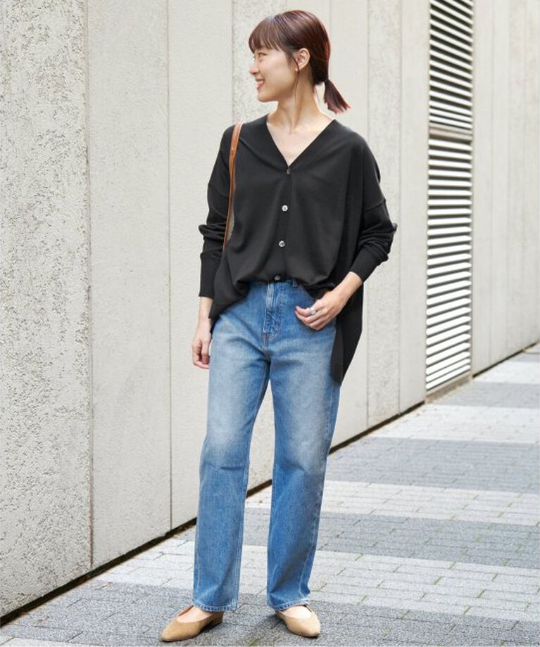 Spick and Span「シルキーヤーンオーバーサイズカーディガン」|カーディガン|