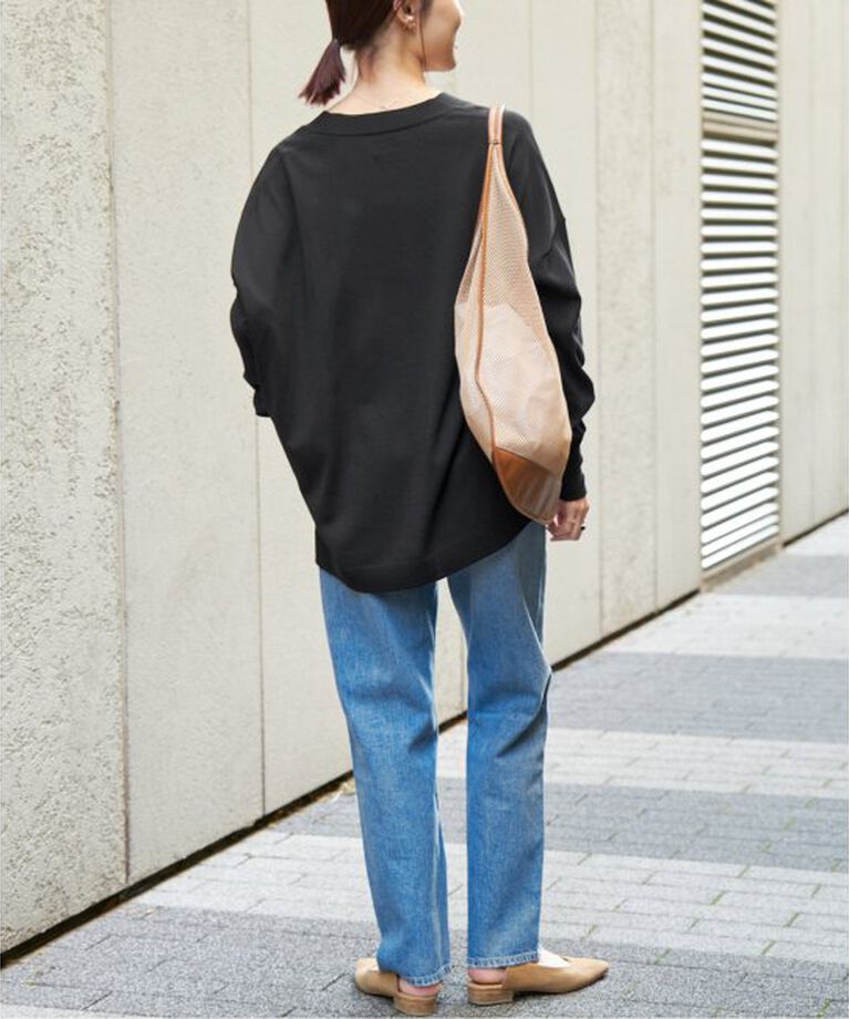 Spick and Span「シルキーヤーンオーバーサイズカーディガン」|カーディガン|