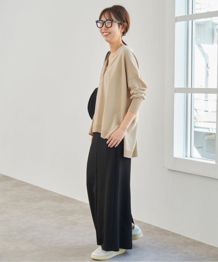 Spick and Span「シルキーヤーンオーバーサイズカーディガン」|カーディガン|