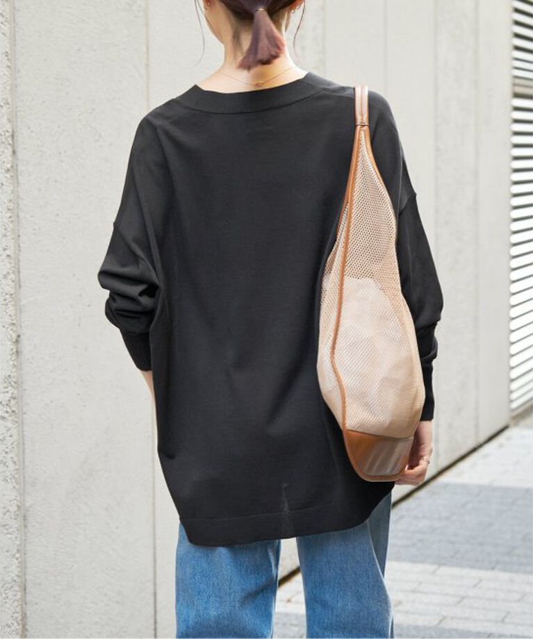 Spick and Span「シルキーヤーンオーバーサイズカーディガン」|カーディガン|