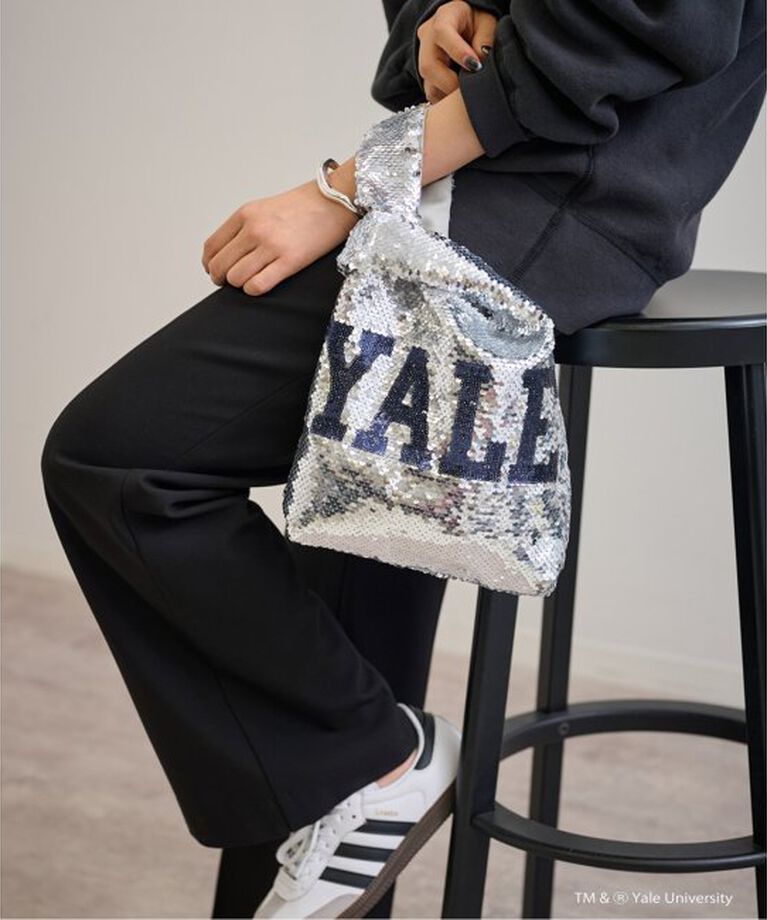FRAMeWORK「≪追加≫BALMYDAYS 別注YALEスパンコールバッグ」|ハンドバッグ|シルバー