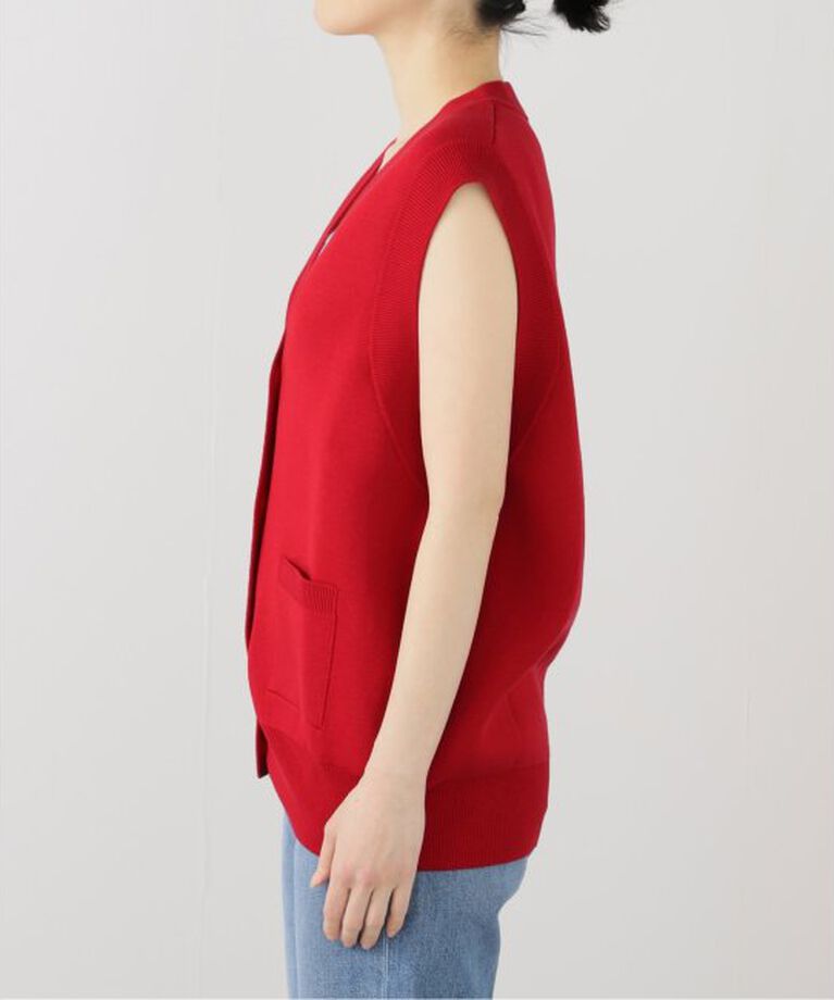 NOBLE「ORR/オル Silk-blend V-neck Vest」|ベスト・ジレ|
