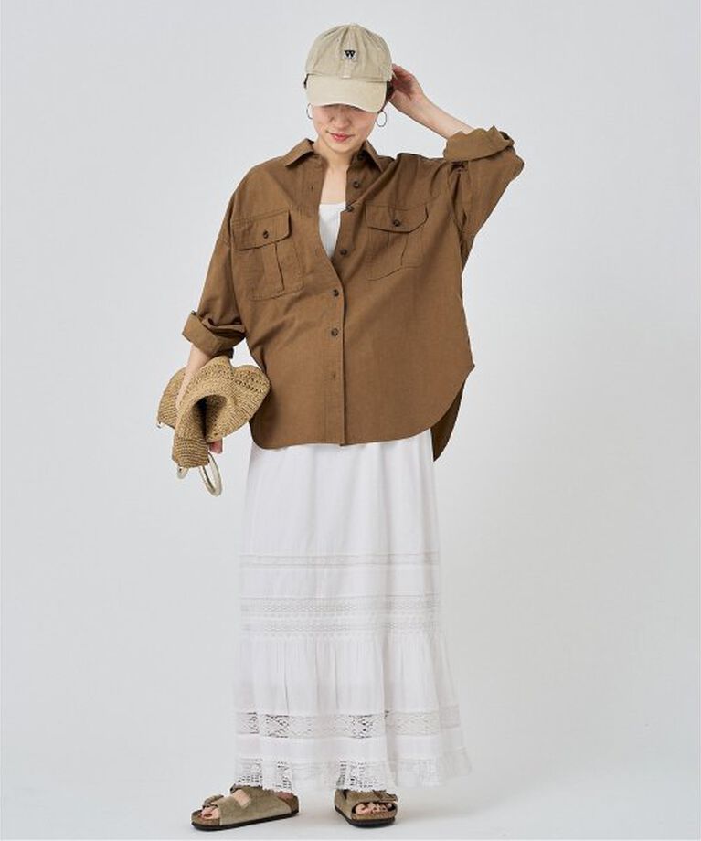 FRAMeWORK「H 別注VINTAGE LIKEコットンレーススカート」|スカート|