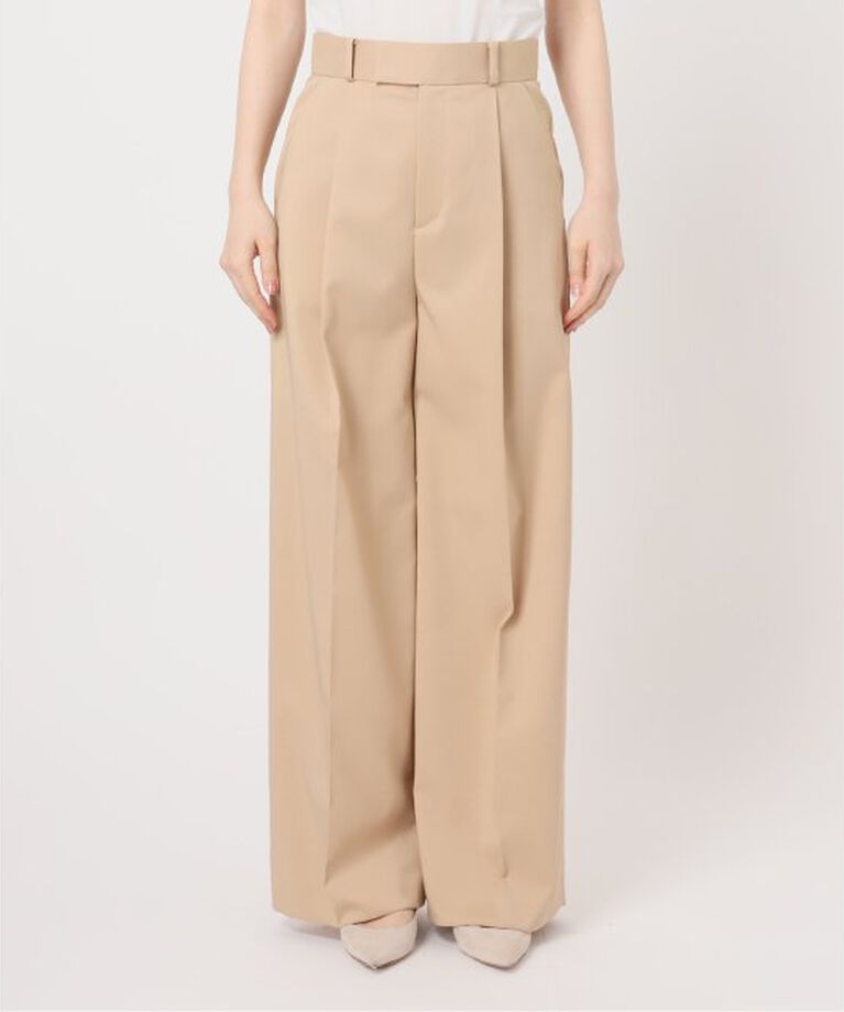 NOBLE「《追加》エステルツイルストレッチスラックスパンツ 6」|スラックス|
