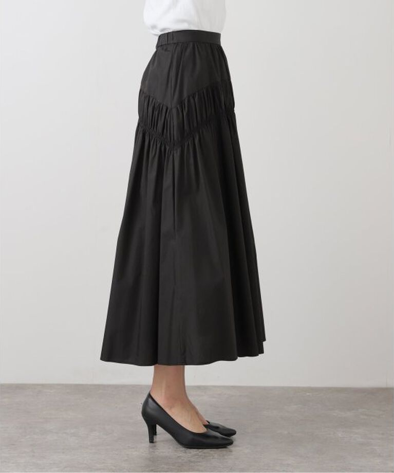 Spick and Span「コットンナイロンギャザースカート」|スカート|