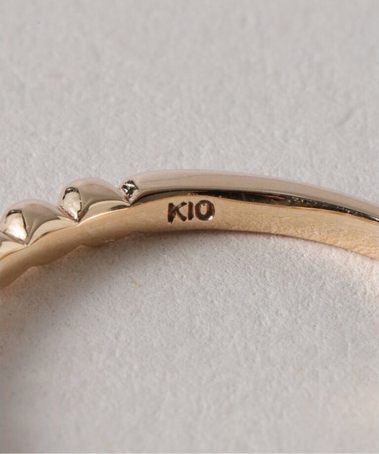 Lilas by Spick&Span「ドットリズムリング K10」|リング|