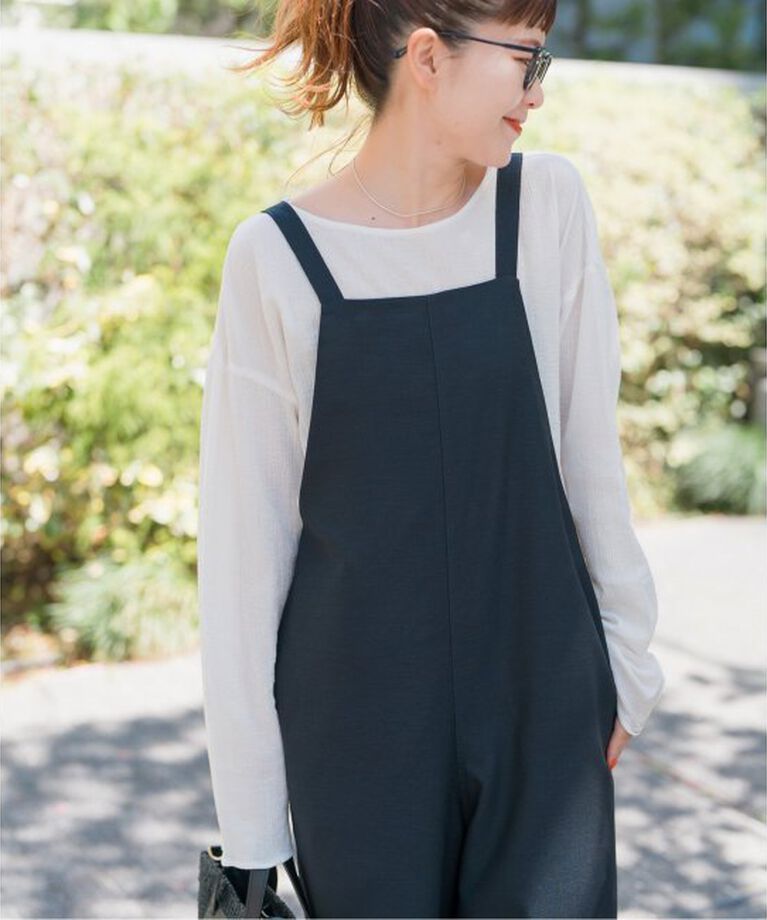 Spick and Span「コットンクレープルーズプルオーバー」|シャツ・ブラウス|
