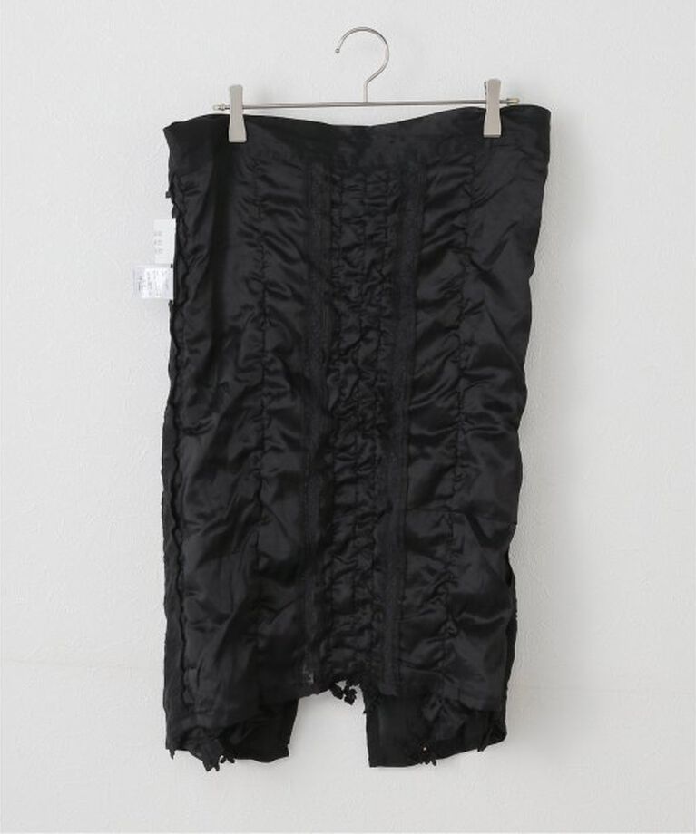 Spick and Span「crinkle crinkle crinkle Frill rayon shantung apron skirt」|スカート|