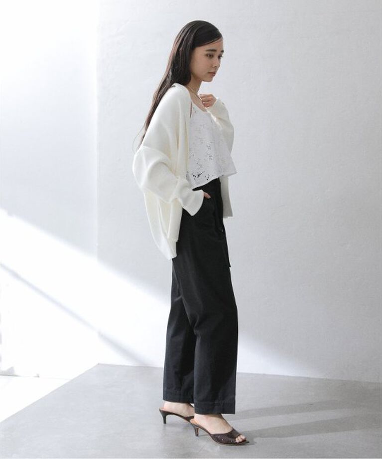  「コットンサテンセミバレルパンツ」|その他|