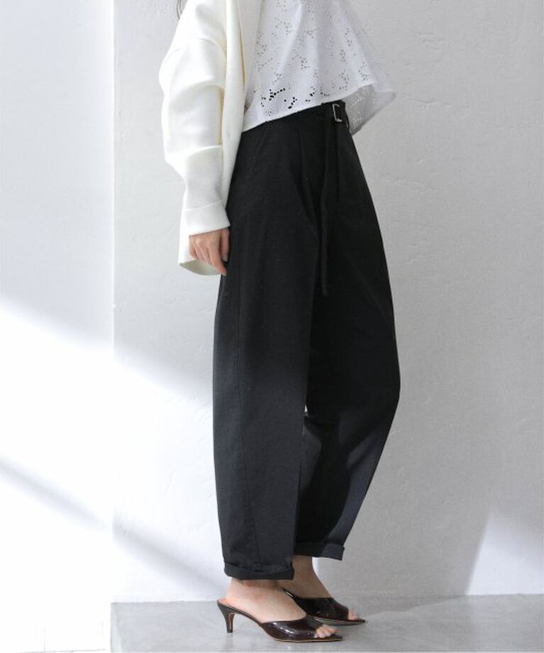  「コットンサテンセミバレルパンツ」|その他|